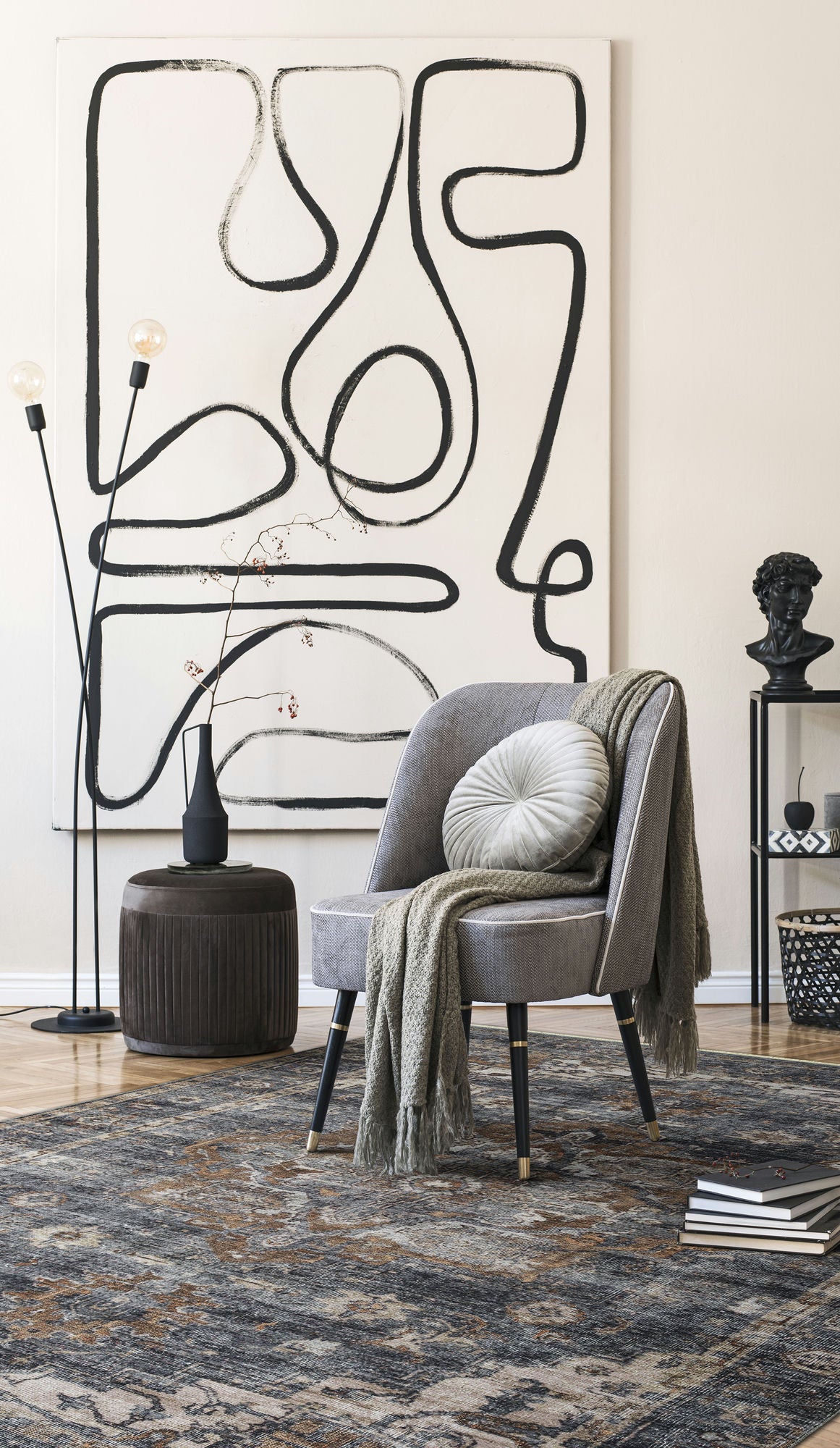 Kaleen Praia Collection Dark Gold Area Rug 7'10" x 9'6"