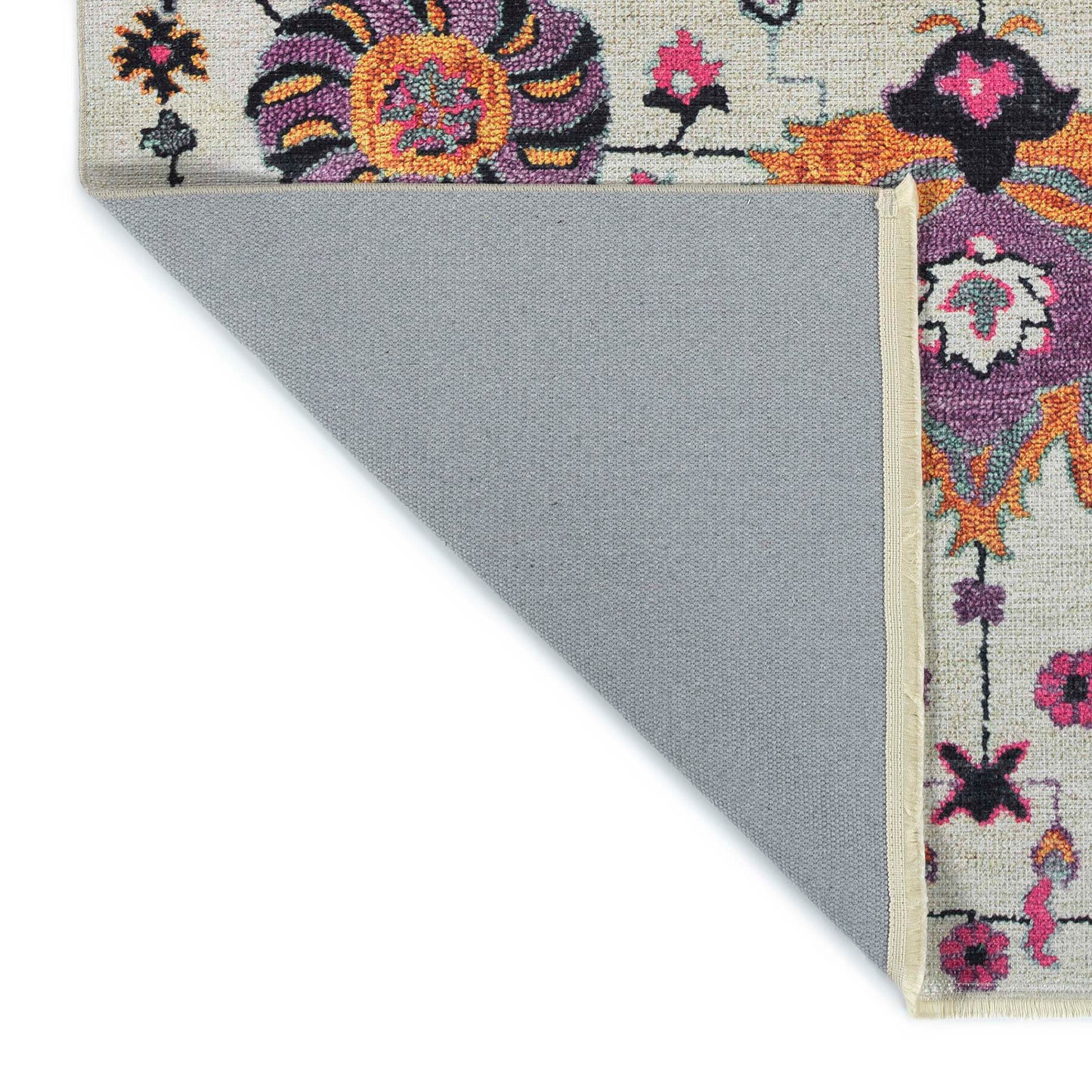 Kaleen Praia Collection Bright Ivory Area Rug 9'3" x 11'6