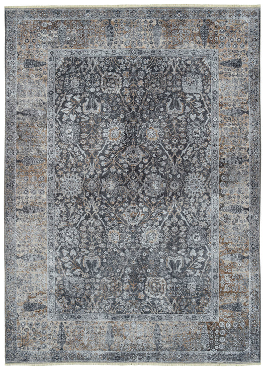 Kaleen Praia Collection PRA05-75 Grey Area Rug 9'3" x 11'6