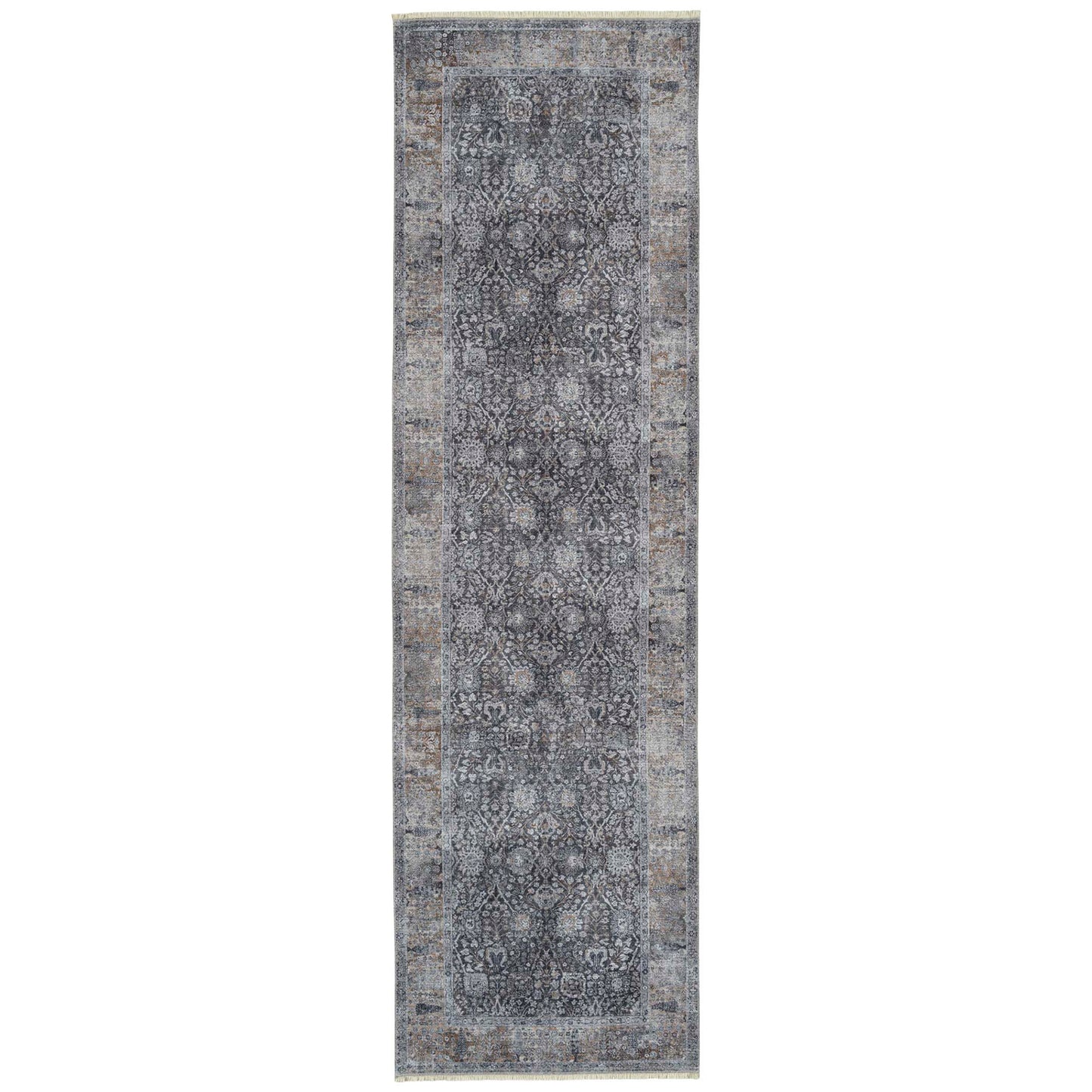 Kaleen Praia Collection PRA05-75 Grey Runner 2'7" x 9'