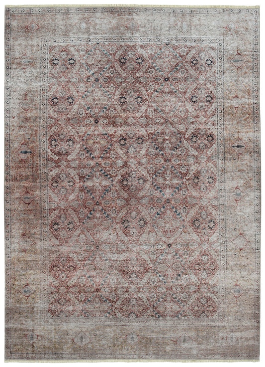 Kaleen Praia Collection Light Taupe  Area Rug 5'1" x 7'