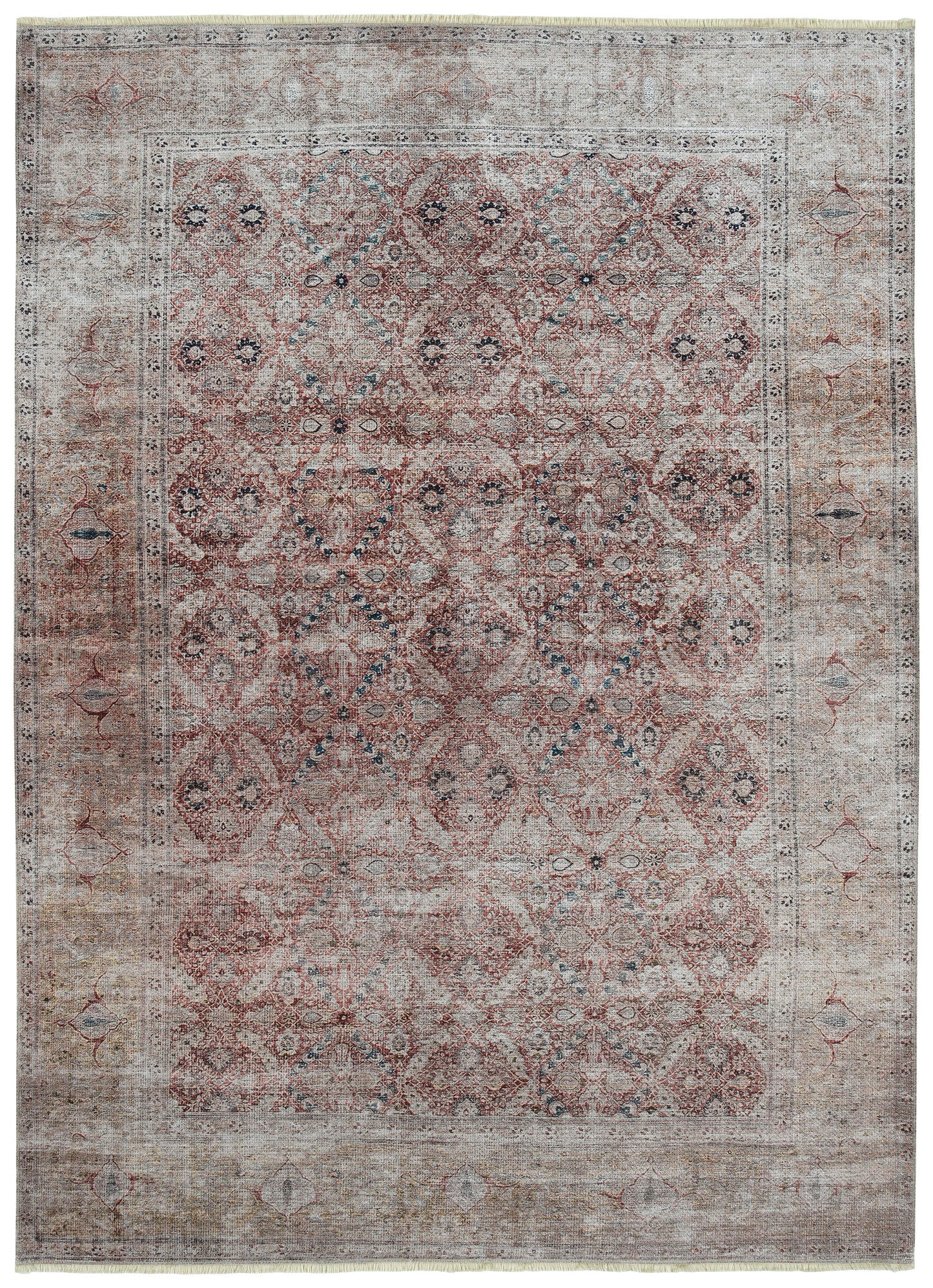 Kaleen Praia Collection Light Taupe  Area Rug 9'3" x 11'6