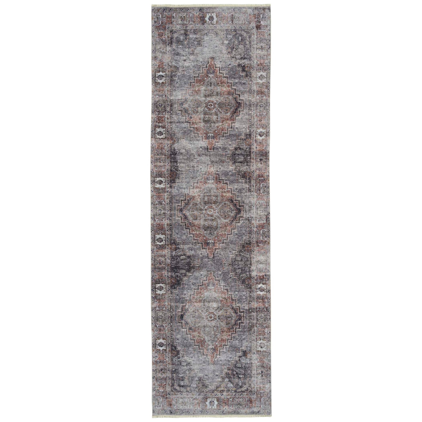 Kaleen Praia Collection PRA11-75 Grey Throw Rug 2' x 3'