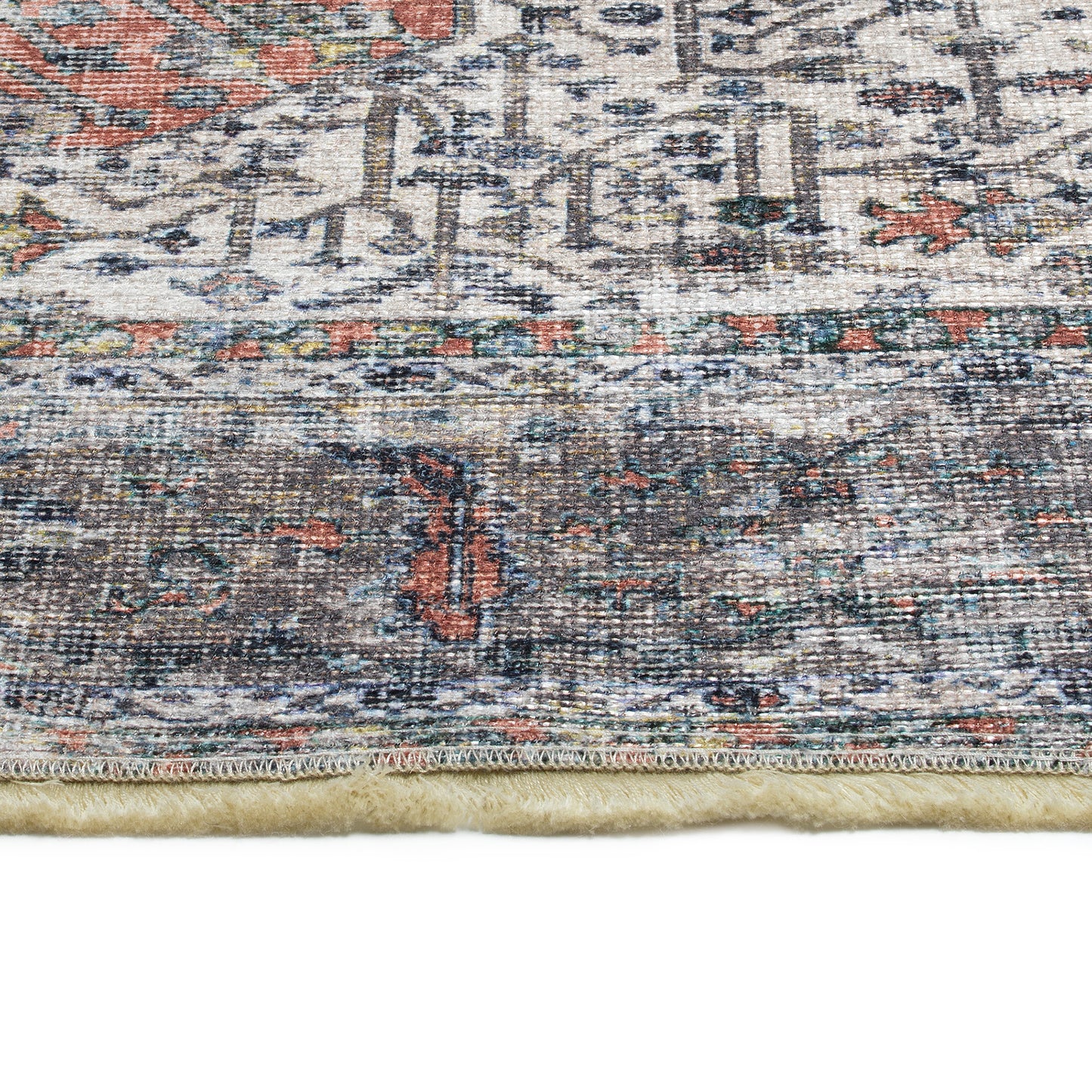Kaleen Praia Collection Rust Silver Throw Rug 2' x 3'