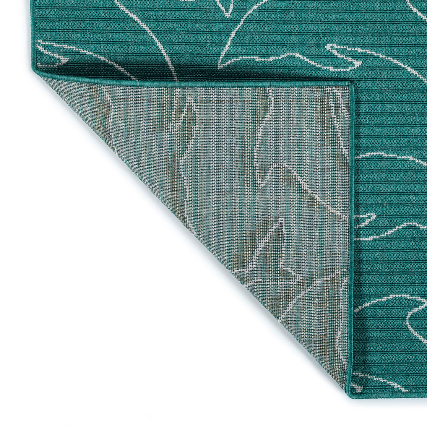 Kaleen Puerto Collection PRT04-79 Light Blue Area Rug 3'6" x 5'6"