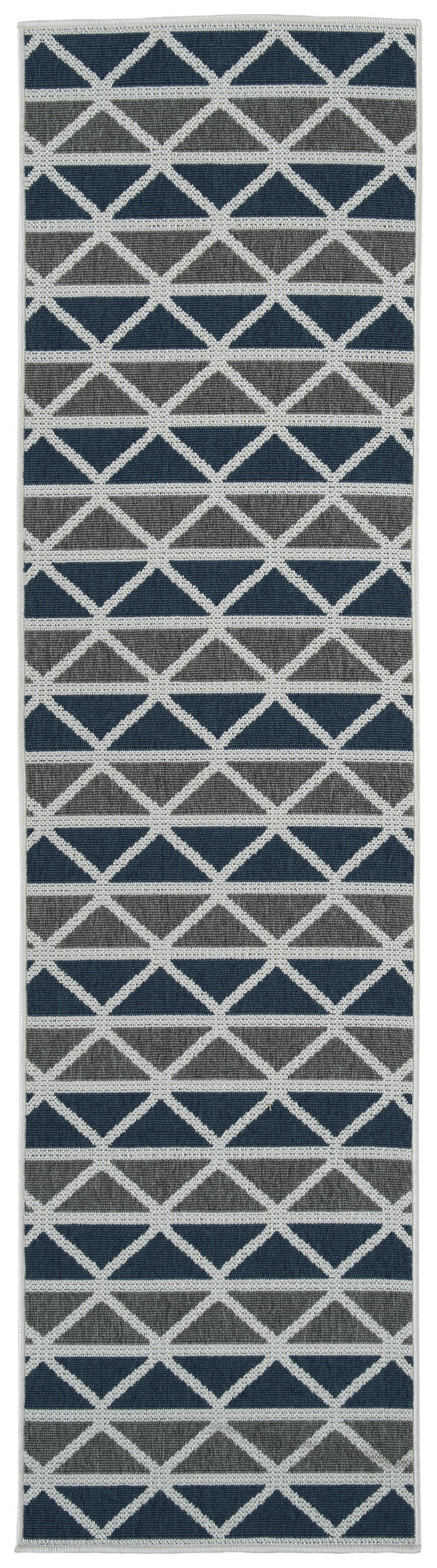 Kaleen Puerto Collection Dark Grey Runner 2'2" x 8'