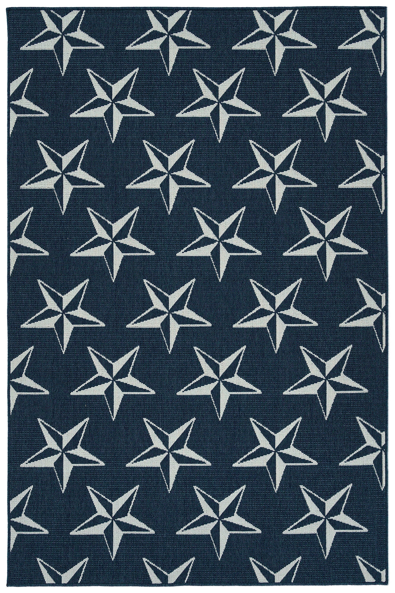 Kaleen Puerto Collection PRT11-22 Navy Throw Rug 1'9" x 3'