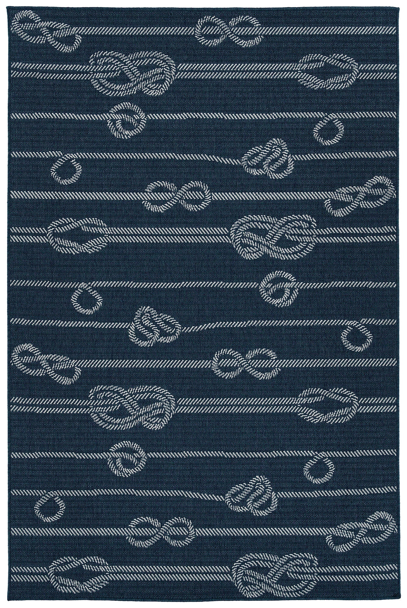 Kaleen Puerto Collection PRT12-22 Navy Area Rug 3'6" x 5'6"
