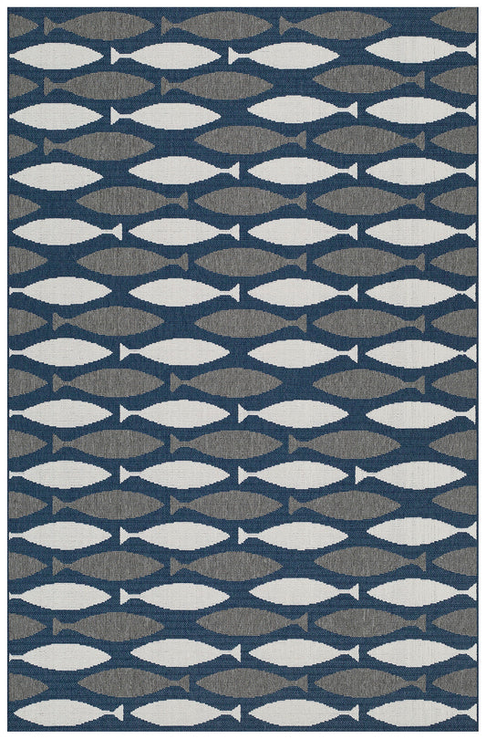 Kaleen Puerto Collection PRT13-75 Grey Area Rug 5' x 7'6"