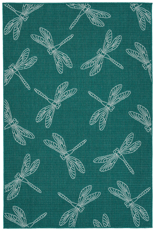 Kaleen Puerto Collection PRT18-79 Light Blue Area Rug 5' x 7'6"