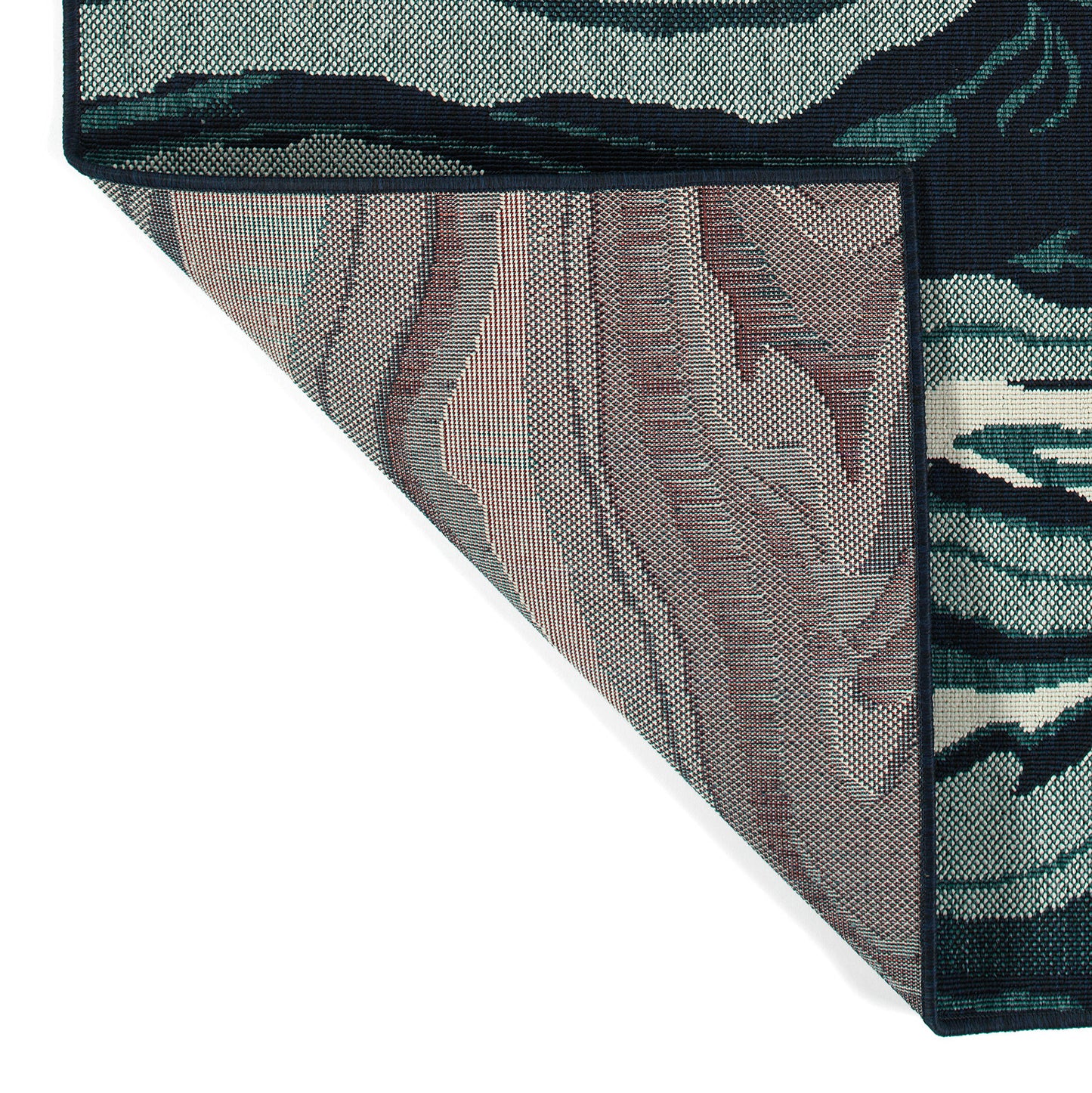 Kaleen Pianta Collection PTA01-91 Teal Throw Rug 1'11" x 3'7"