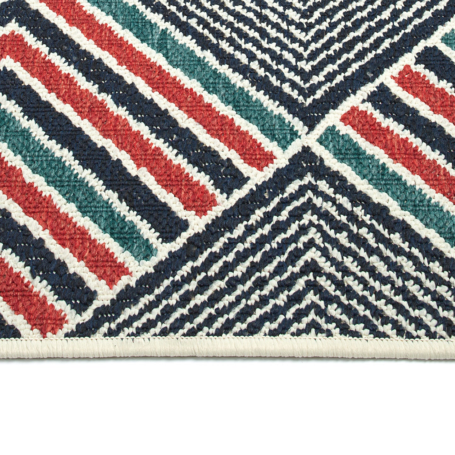 Kaleen Pianta Collection Dark Navy Runner 2'2" x 7'10"