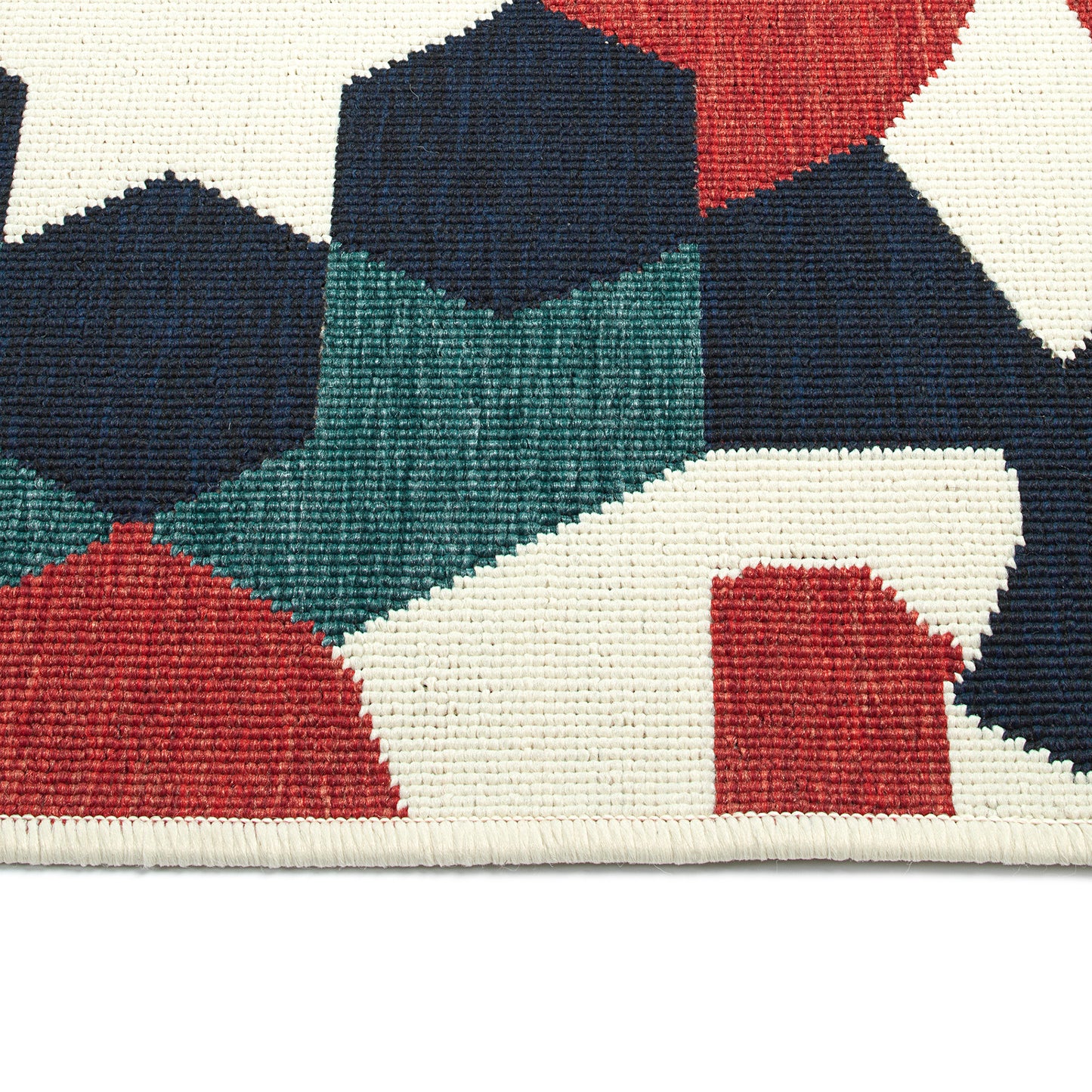 Kaleen Pianta Collection Multi Navy Throw Rug 1'11" x 3'7"
