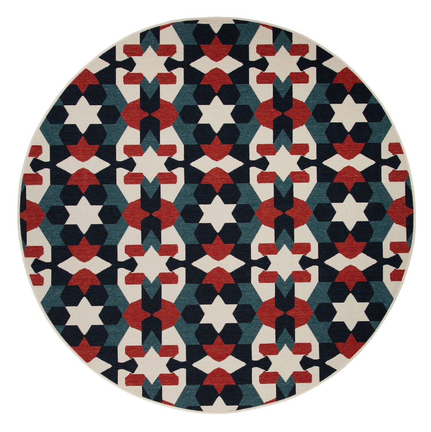Kaleen Pianta Collection Multi Navy Runner 2'2" x 7'10"
