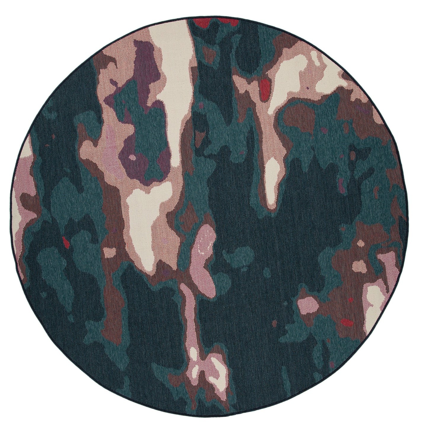 Kaleen Pianta Collection PTA06-91 Teal Throw Rug 1'11" x 3'7"