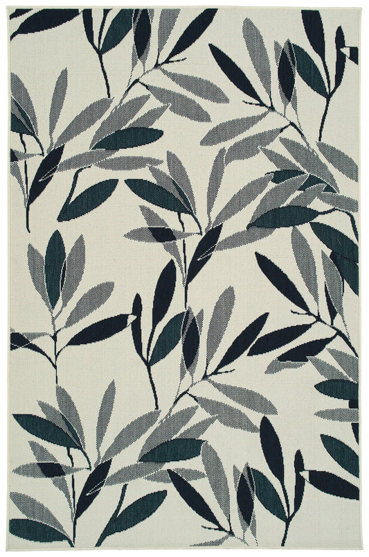 Kaleen Pianta Collection Light Ivory Area Rug 5'3" x 5'3"