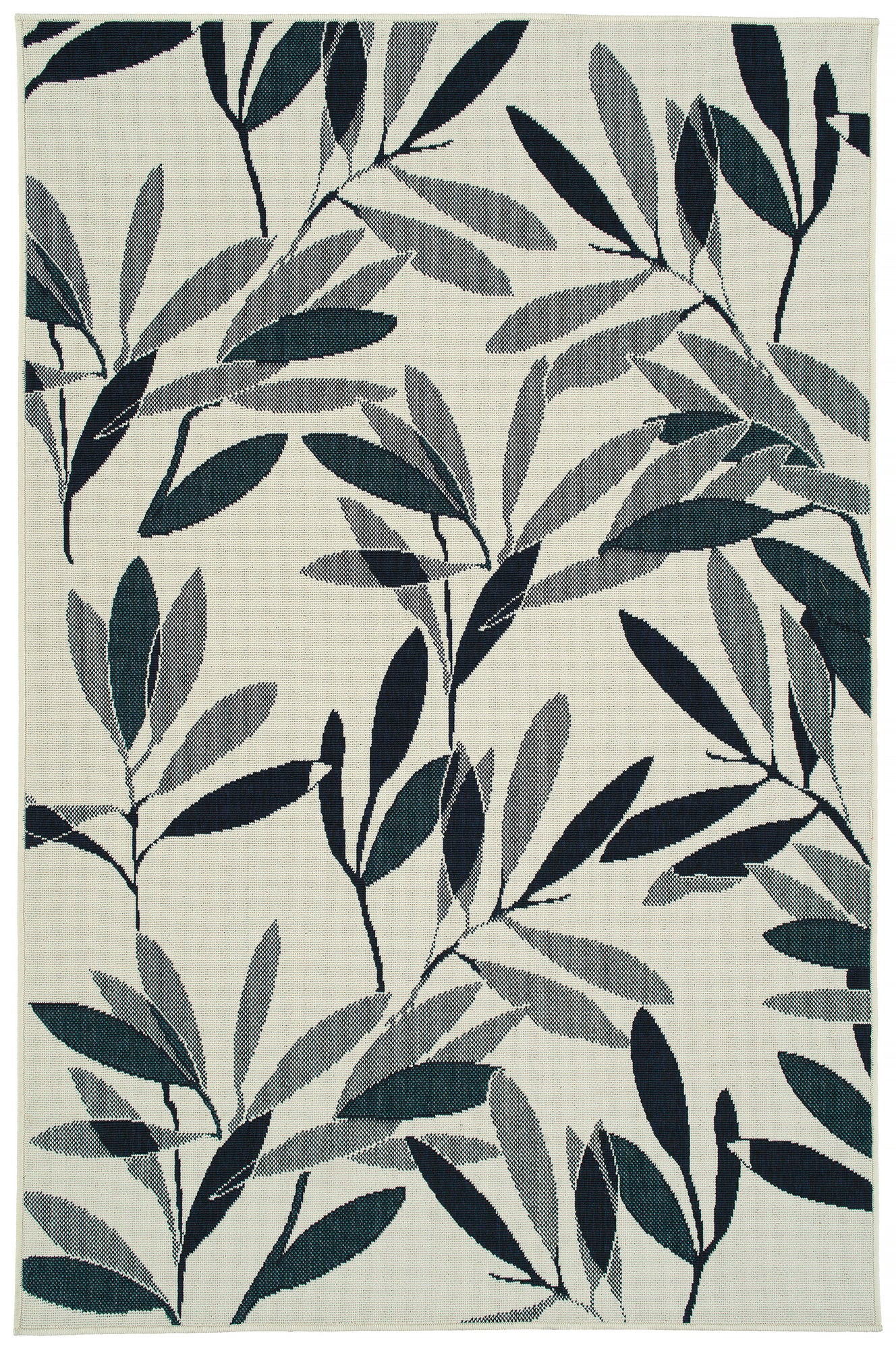 Kaleen Pianta Collection Light Ivory Throw Rug 1'11" x 3'7"