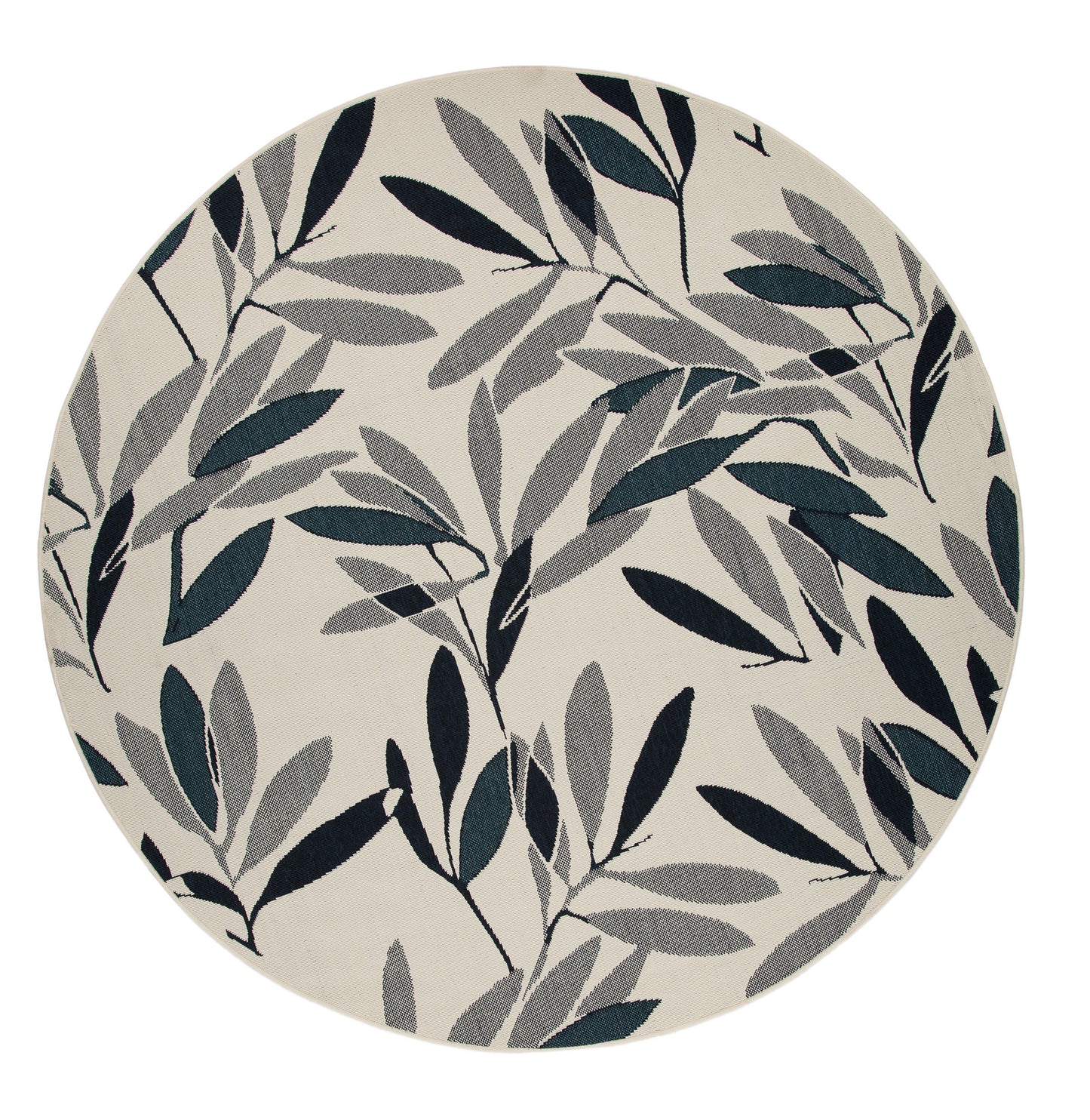 Kaleen Pianta Collection Light Ivory Area Rug 5'3" x 5'3"