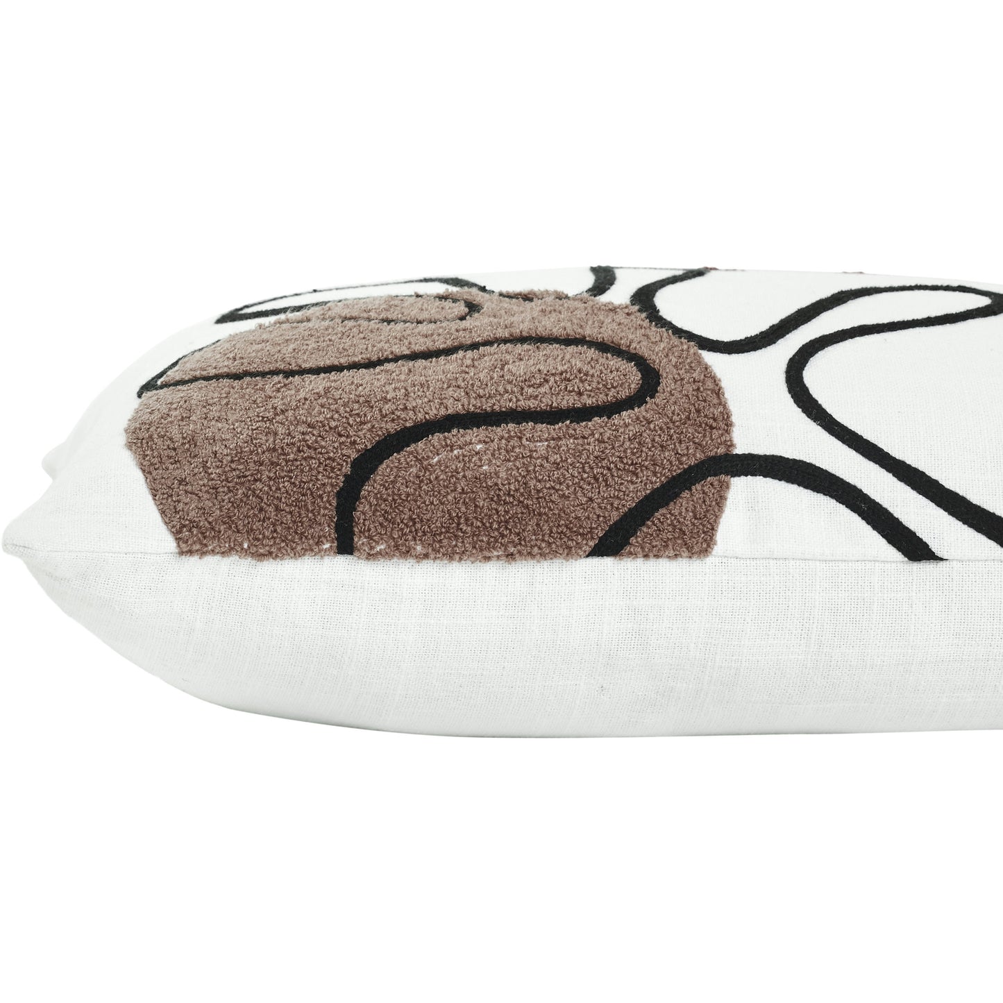 Erin White/Multi Cotton Pillow