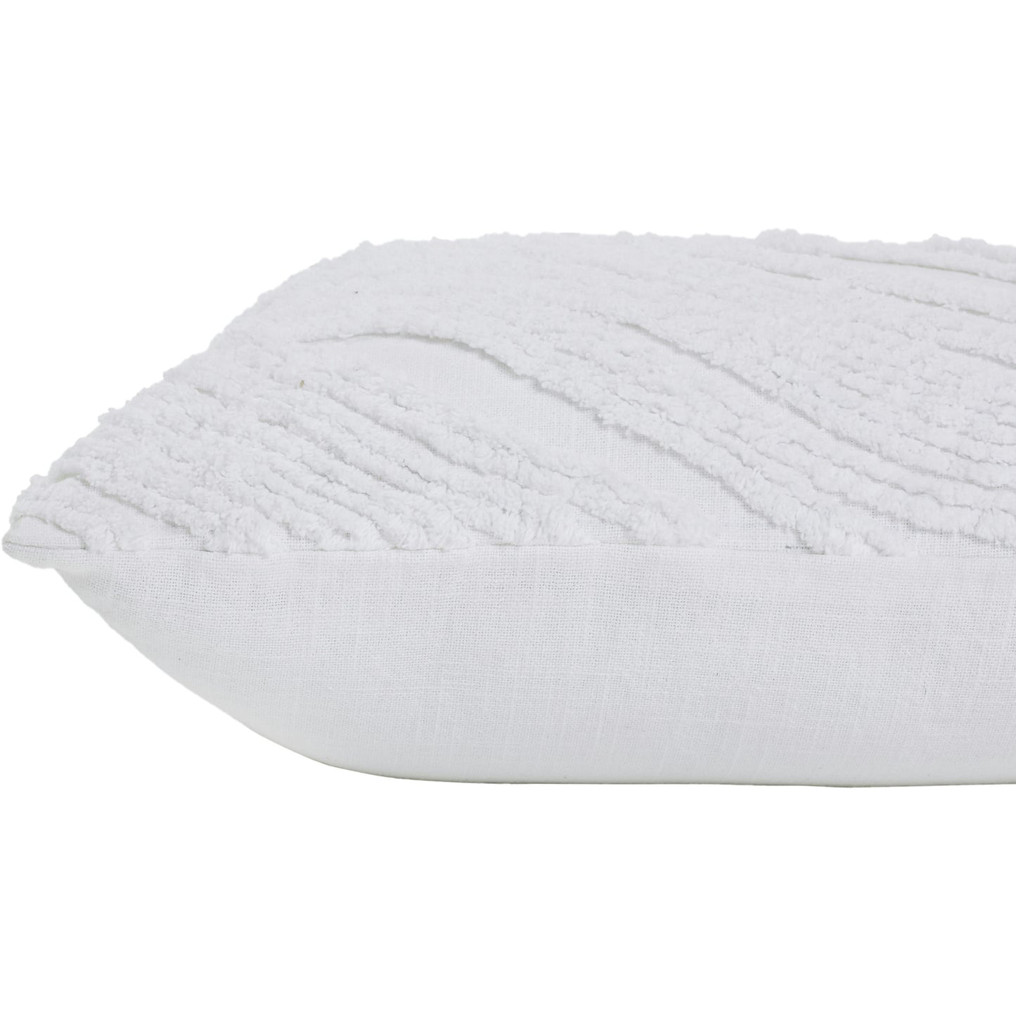 Tareya White Cotton Pillow