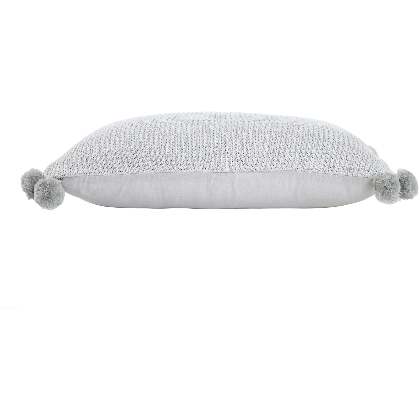 Halima Light Grey Cotton Pillow