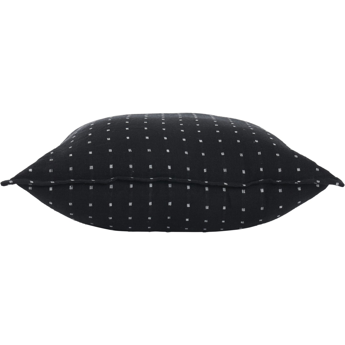 Brittany Black/White Linen Pillow