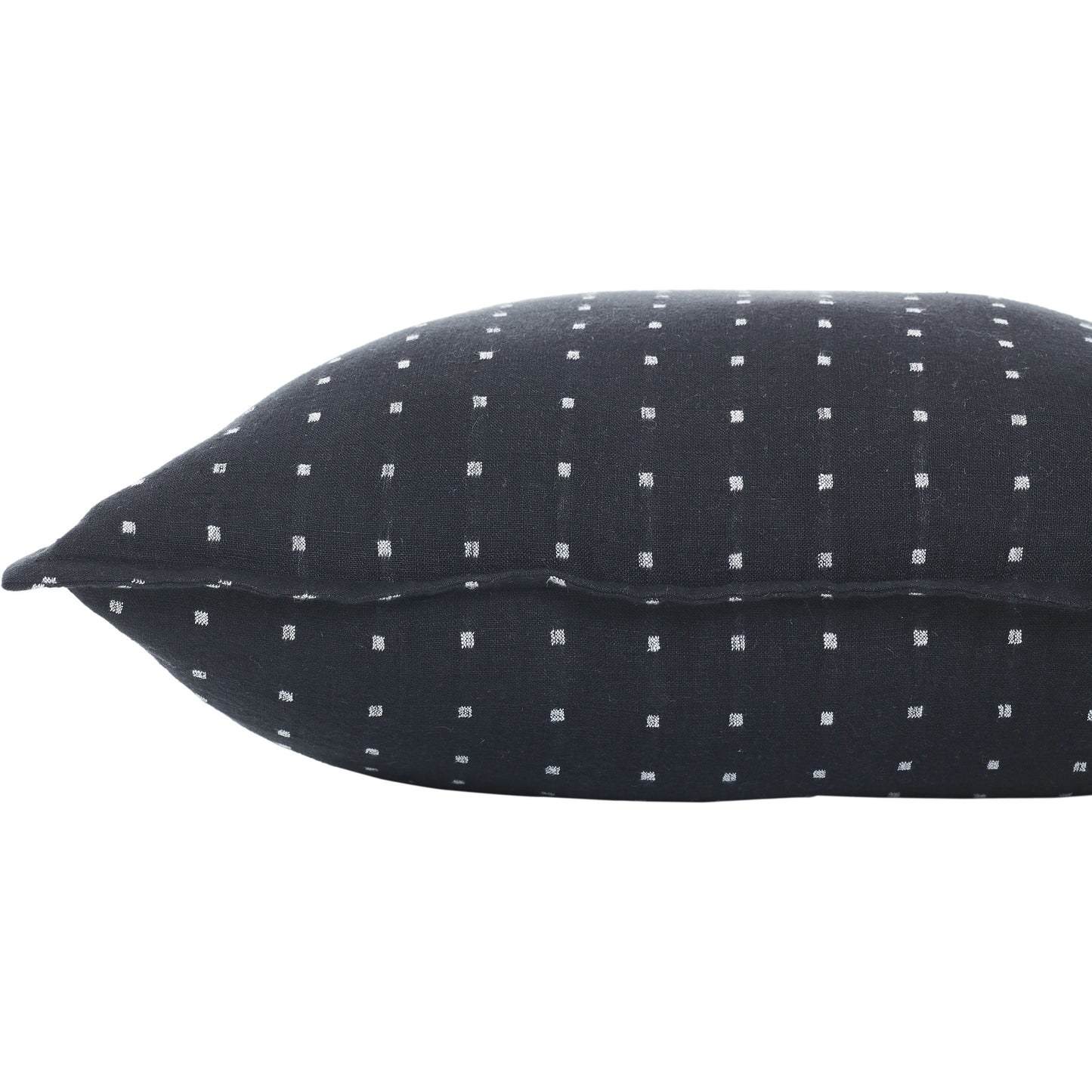 Brittany Black/White Linen Pillow