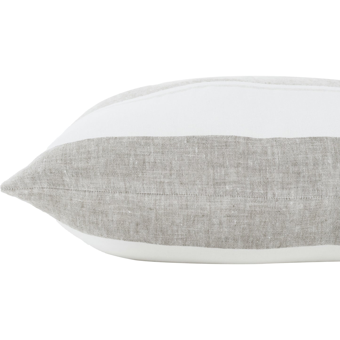 Cassidy Olive/Natural/White Linen Pillow