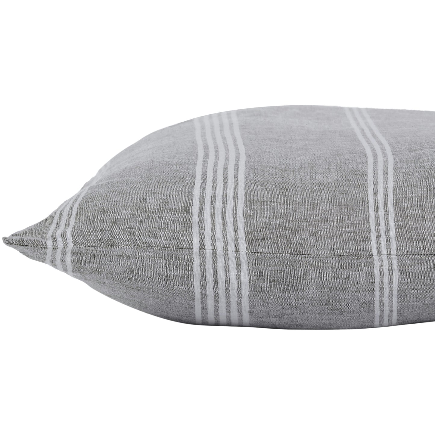 Damari Olive/White Linen Pillow