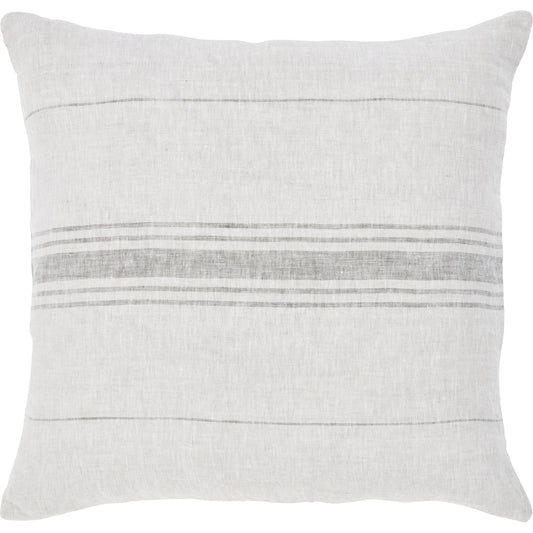 Malia Natural/Olive Linen Pillow