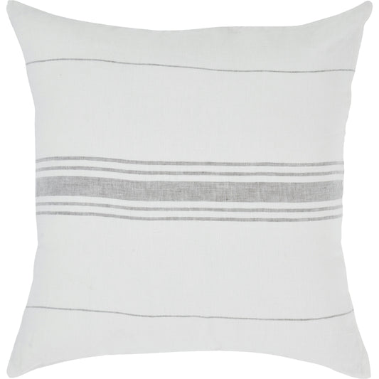 Makenna Ivory/Grey Linen Pillow