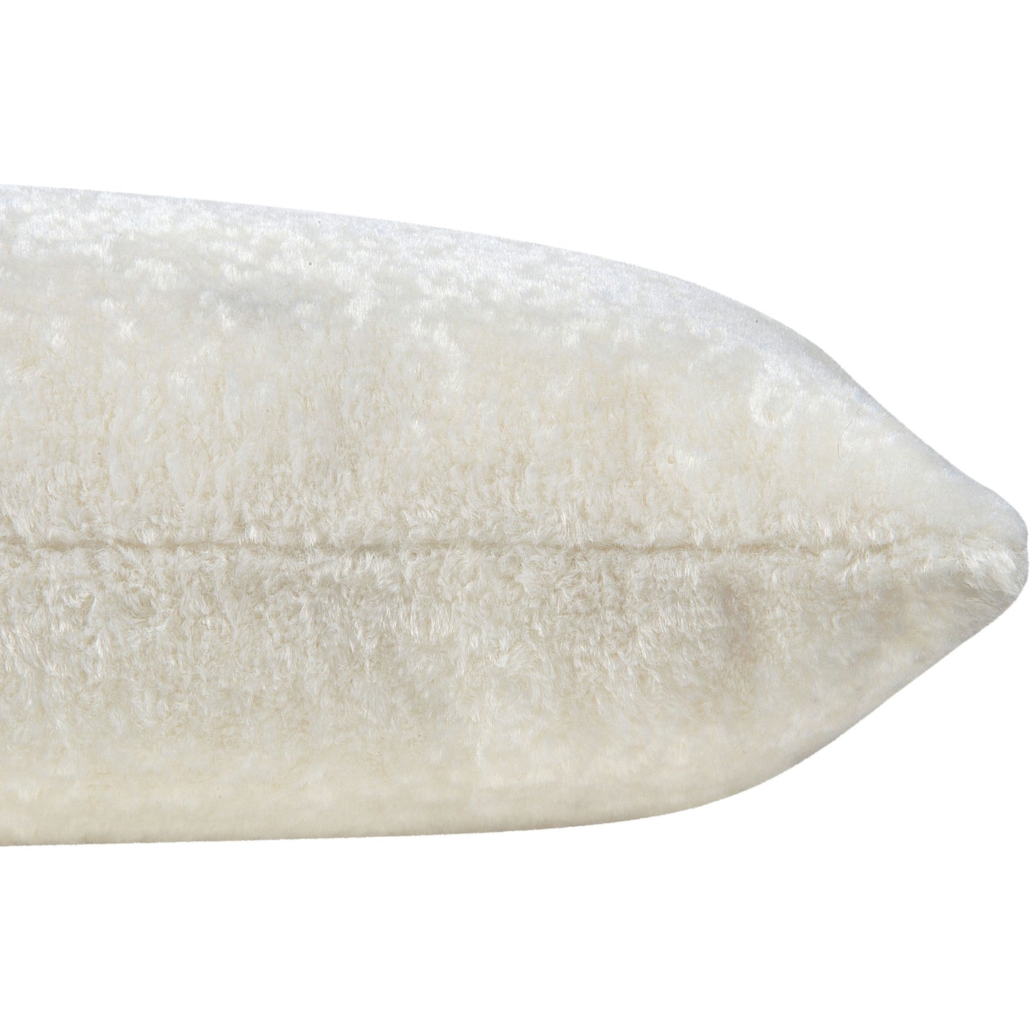 Ebba White Shearling Pillow