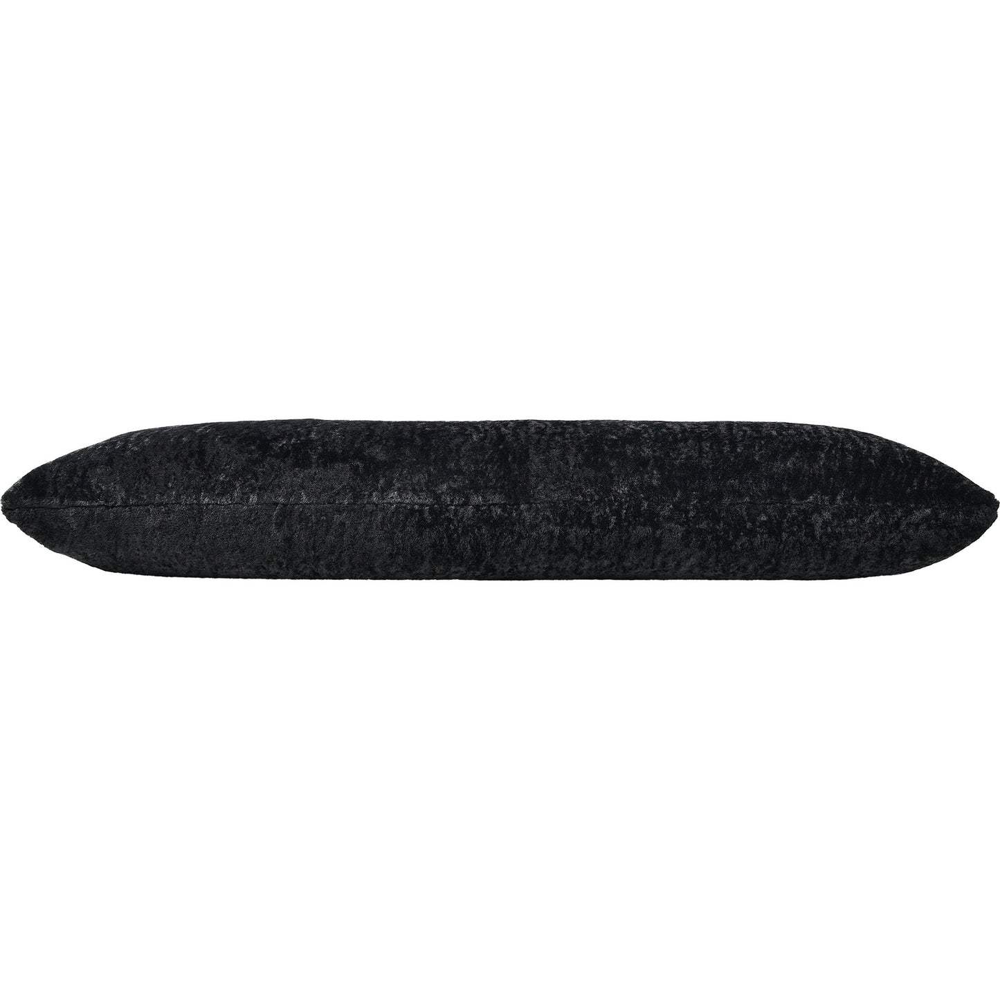 Hedda Black Shearling Pillow