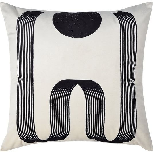 Yeva Printed Velvet Pillow