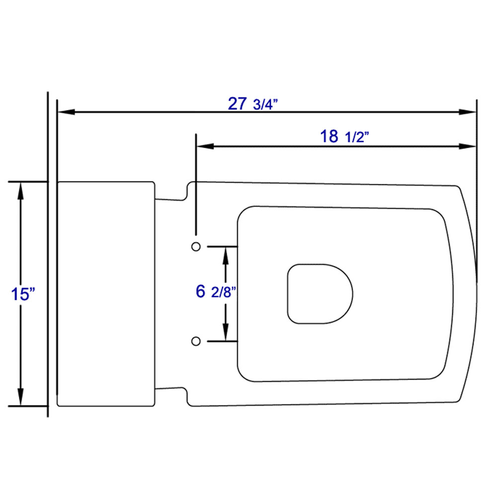 EAGO R-336SEAT Replacement Soft Closing Toilet Seat for TB336