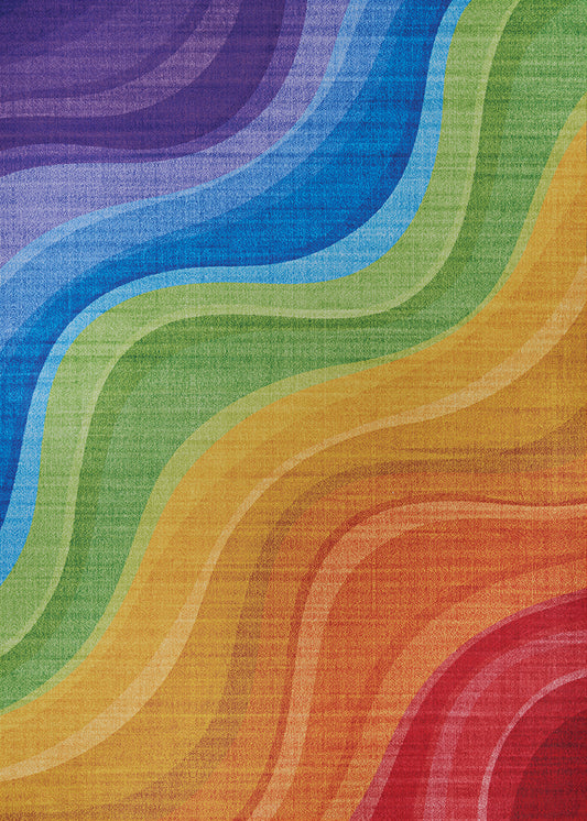 Couristan Rainbow Candiland Multi Rug 9' x12'
