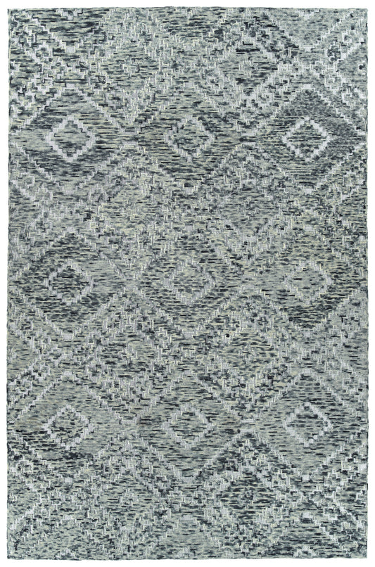Kaleen Radiance Collection Dark Grey Area Rug 3'6" x 5'6"