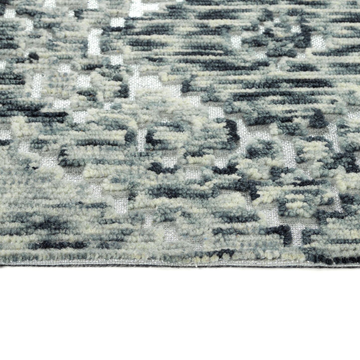Kaleen Radiance Collection Dark Grey Throw Rug 2' x 3'