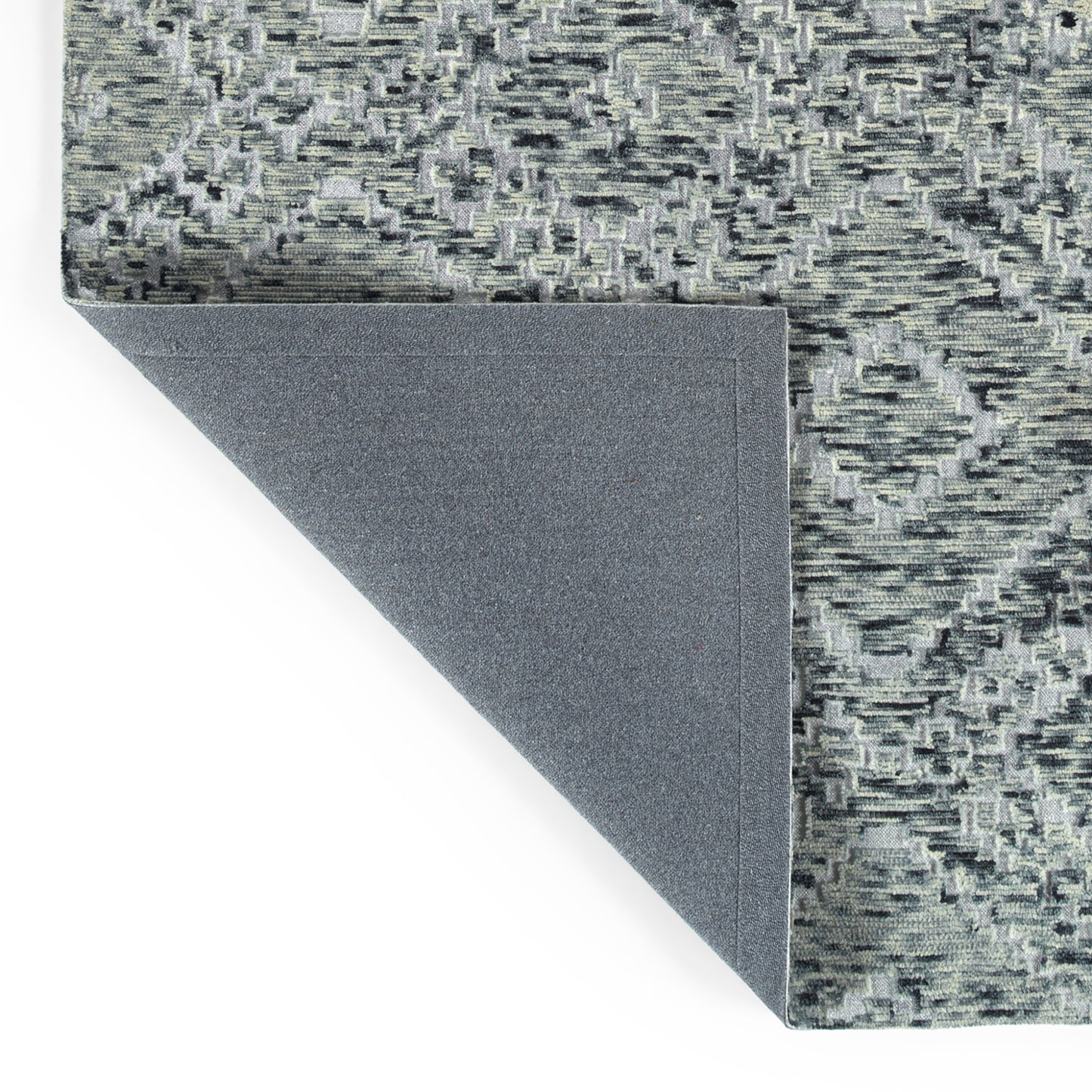 Kaleen Radiance Collection Dark Grey Throw Rug 2' x 3'