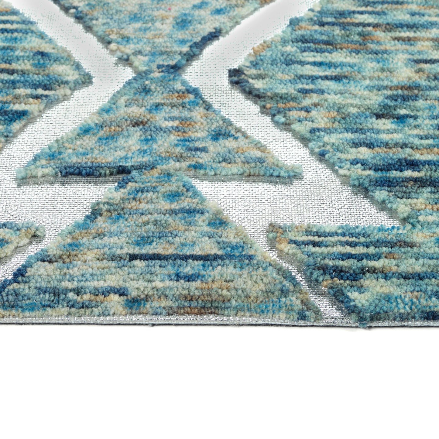 Kaleen Radiance Collection Dark Blue Throw Rug 2' x 3'