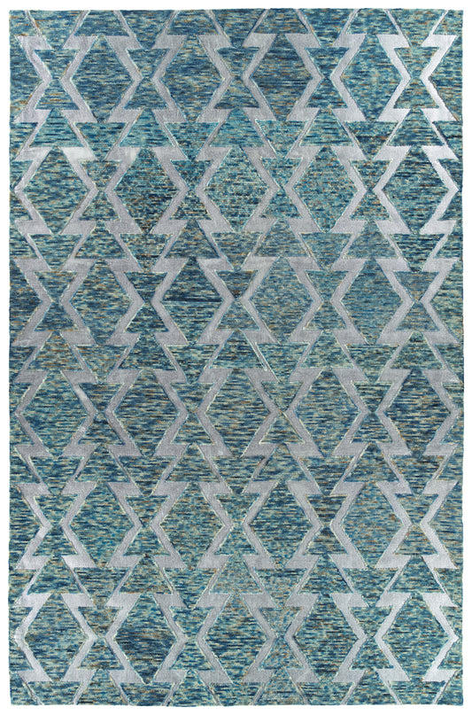 Kaleen Radiance Collection Dark Blue Area Rug 8' x 10'