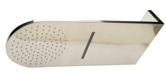 ALFI brand RAIN10RW-BN10" Wall-Mounted Square Waterfall Rain Shower Head