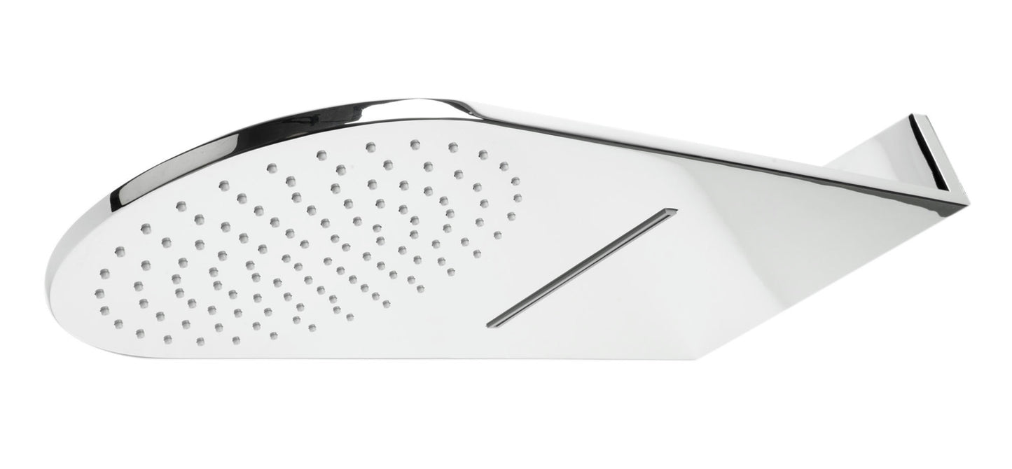 ALFI brand RAIN10RW-PC 10" Wall-Mounted Square Waterfall Rain Shower Head