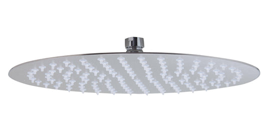 ALFI brand Solid Brushed Stainless Steel 12" Round Ultra Thin Rain Shower Head