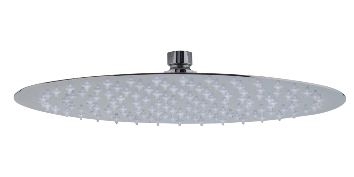 ALFI brand Solid Polished Stainless Steel 12" Round Ultra Thin Rain Shower Head