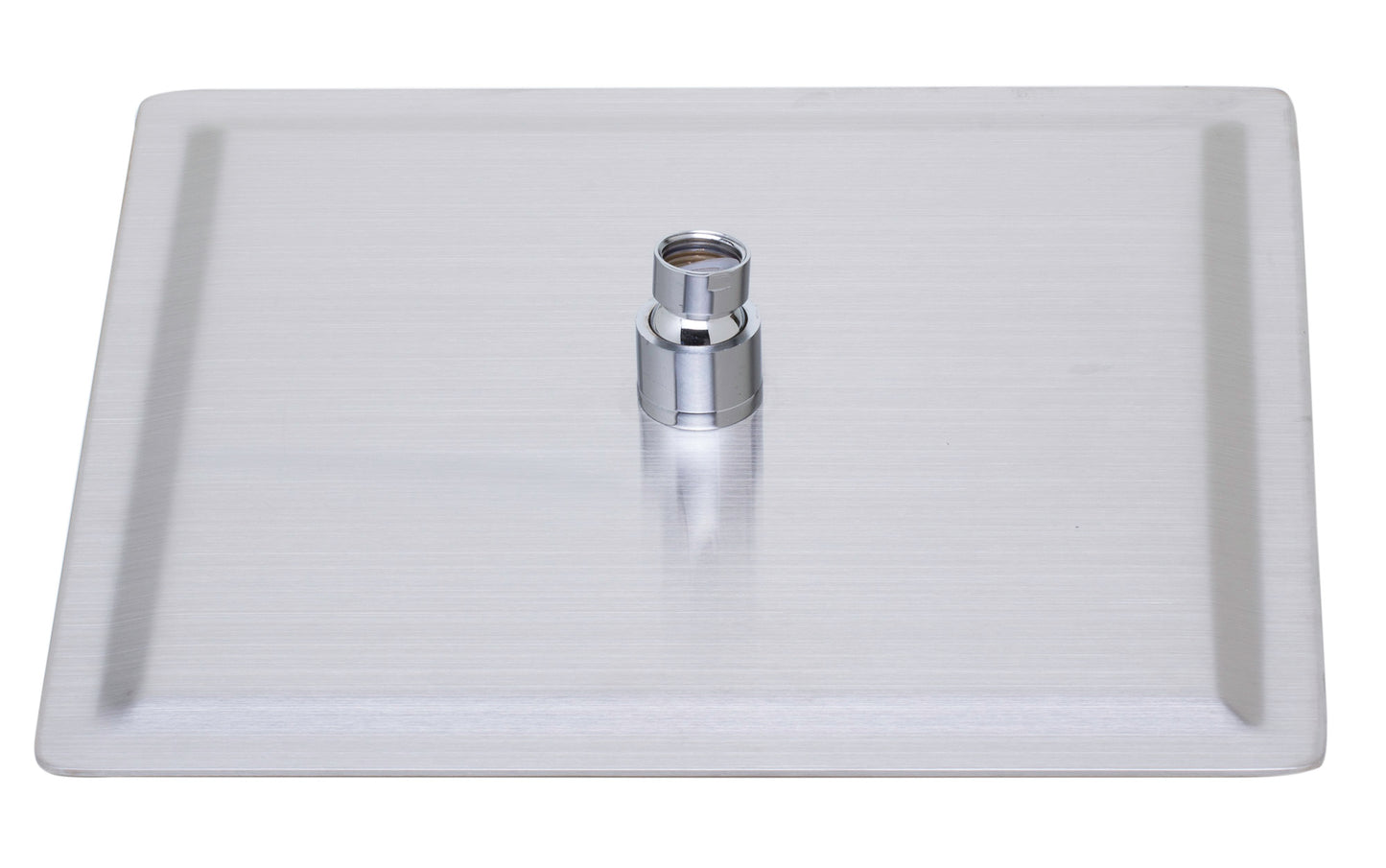 ALFI brand Solid Brushed Stainless Steel 12" Square Ultra Thin Rain Shower Head