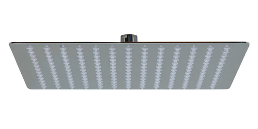 ALFI brand Solid Polished Stainless Steel 12" Square Ultra Thin Rain Shower Head
