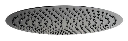 ALFI brand Matte Black Stainless Steel 16" Round Ultra-Thin Rain Shower Head