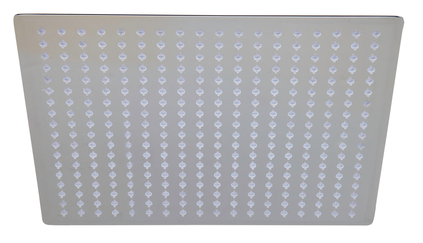 ALFI brand Solid Polished Stainless Steel 16" Square Ultra Thin Rain Shower Head