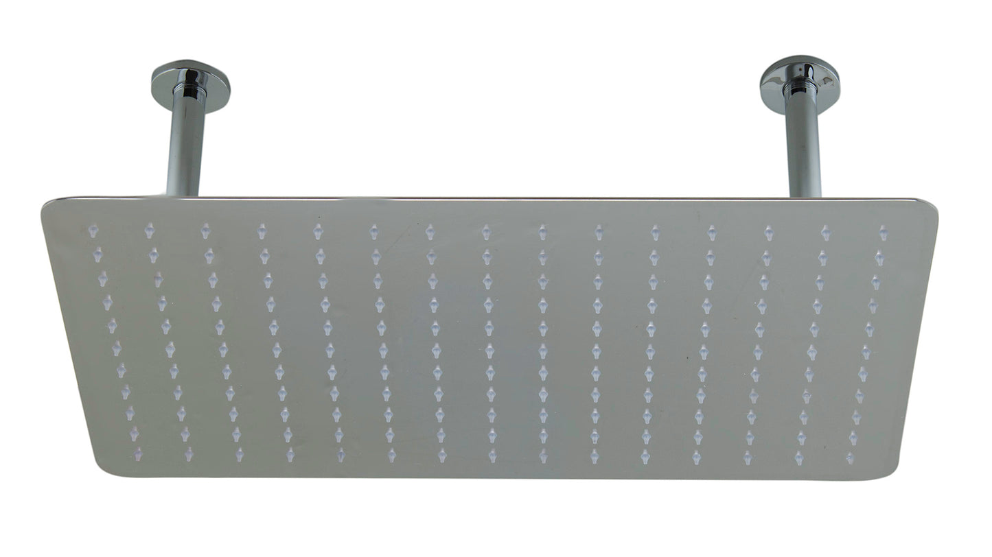 ALFI brand 20" Rectangular Polished Stainless Steel Ultra Thin Rain Shower Head